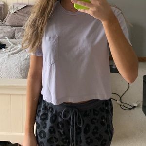 lavender brandy melville shirt